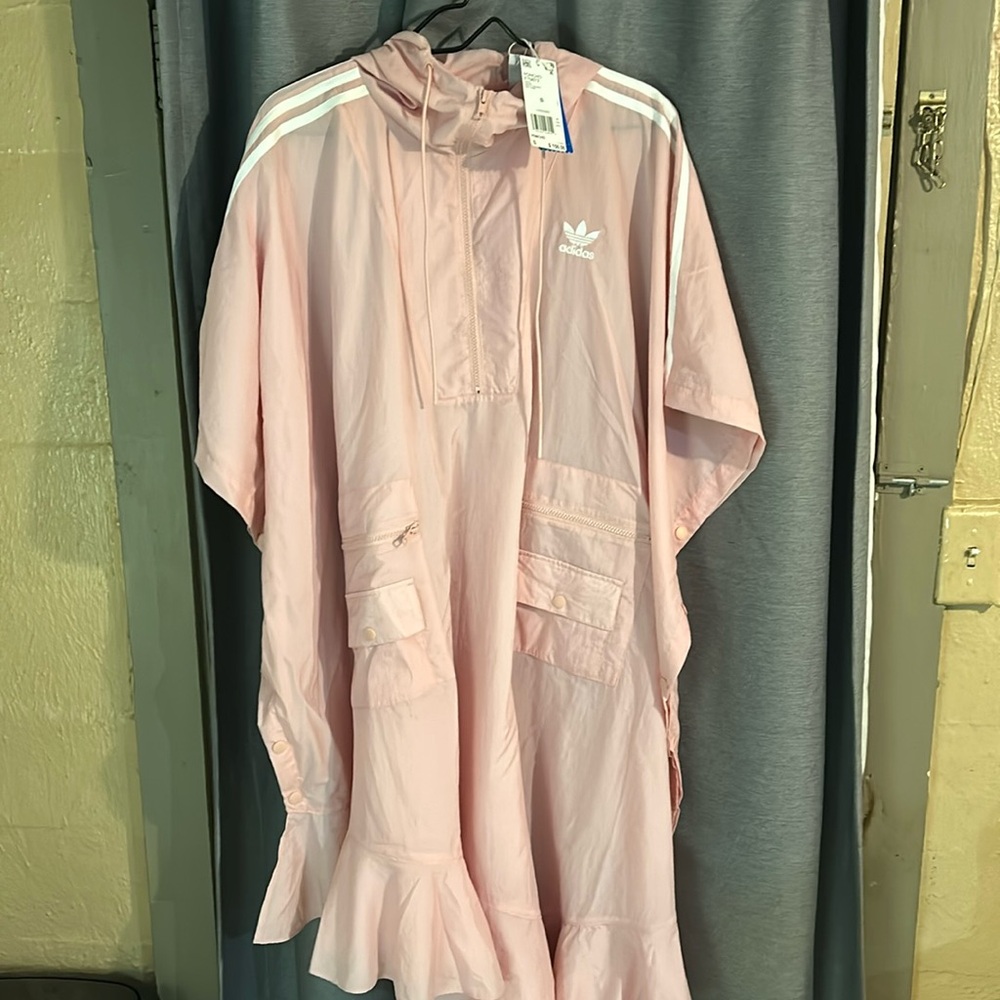 Adidas JKOO collaboration pink poncho
